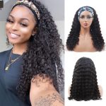 headband deep wave wig