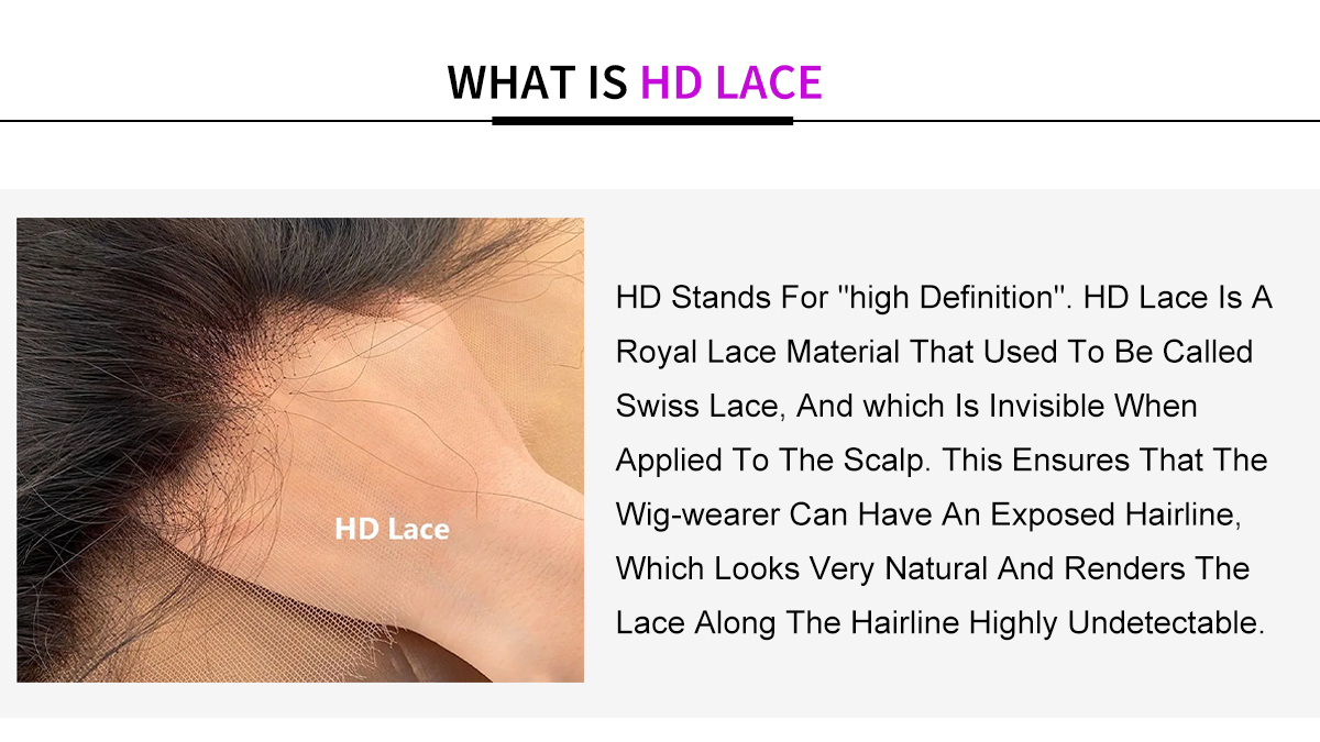 HD Lace wig detail