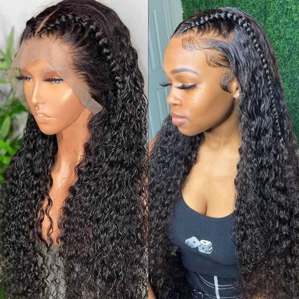 HD Water wave lace front wig2