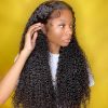 HD curly lace front wig