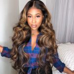 body wave highlight wig