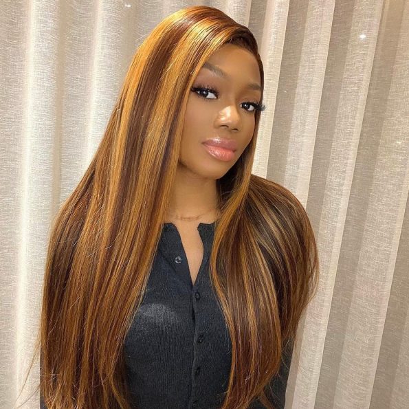 oney Blonde straight wig