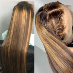 honey blonde lace front wig