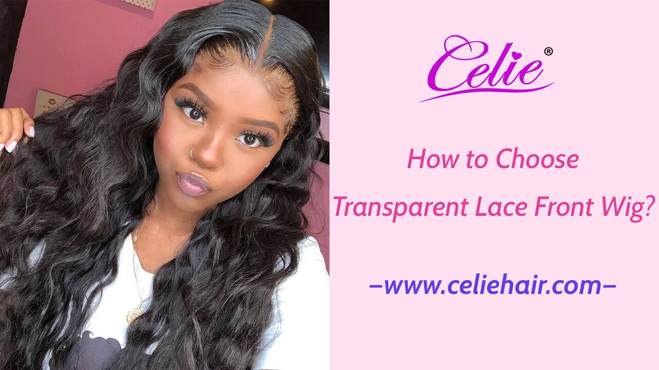 transparent lace front wig