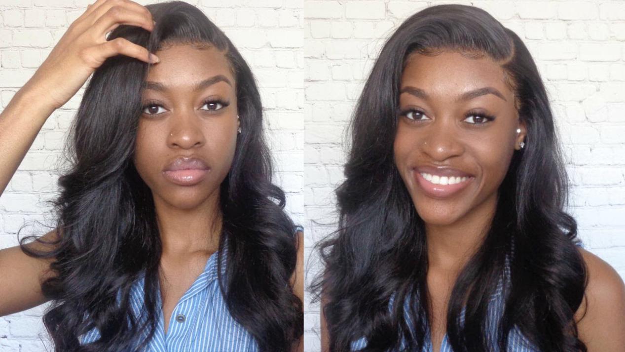 Side part closure top