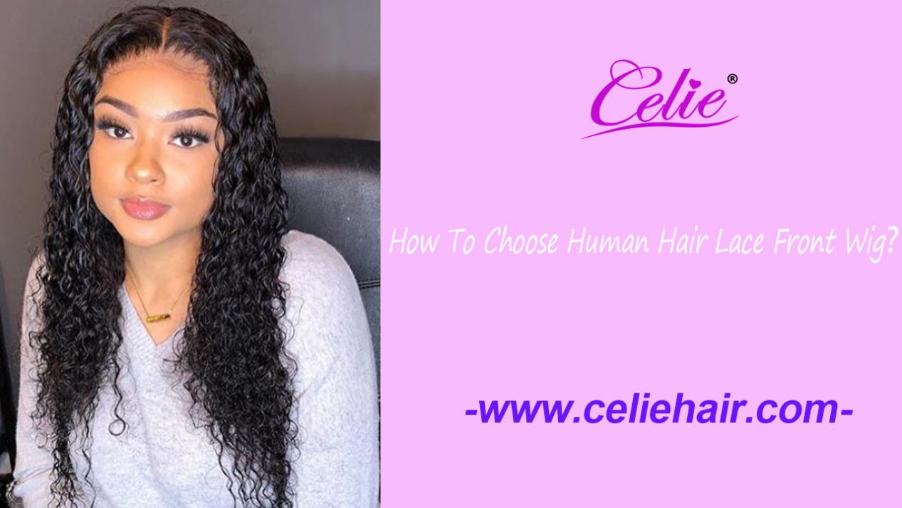 human hair lace front wig