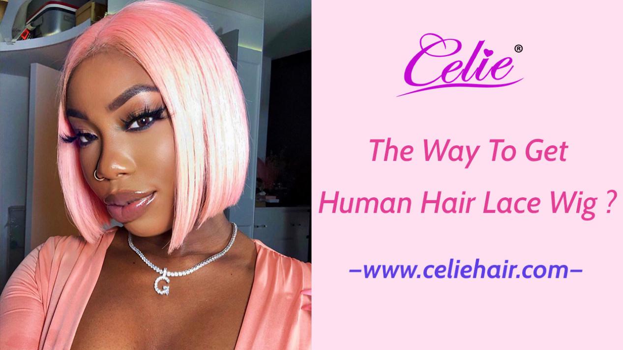 human hair lace wig