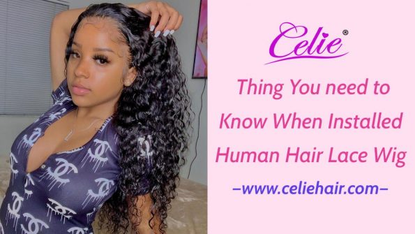 human hair lace wig