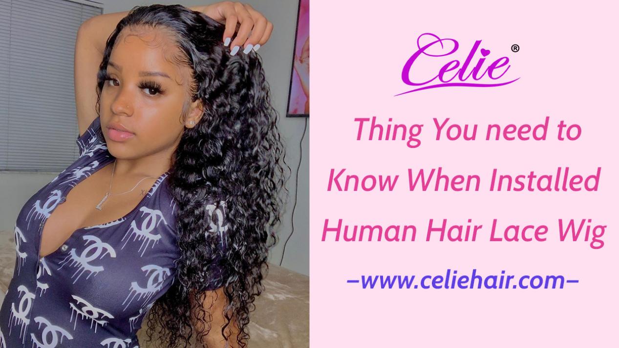 human hair lace wig