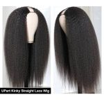 Kinky Straight Hair U Part Wig (1)