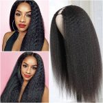 Kinky Straight Hair U Part Wig (1)