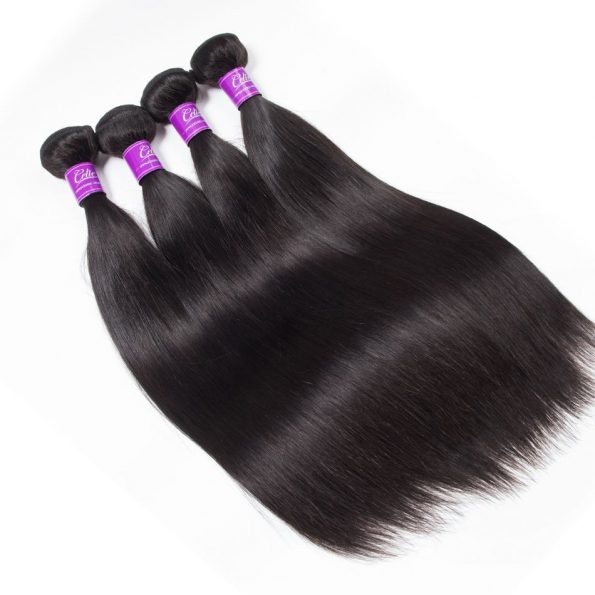 Malaysian Straight Hair 4 Bundles 5