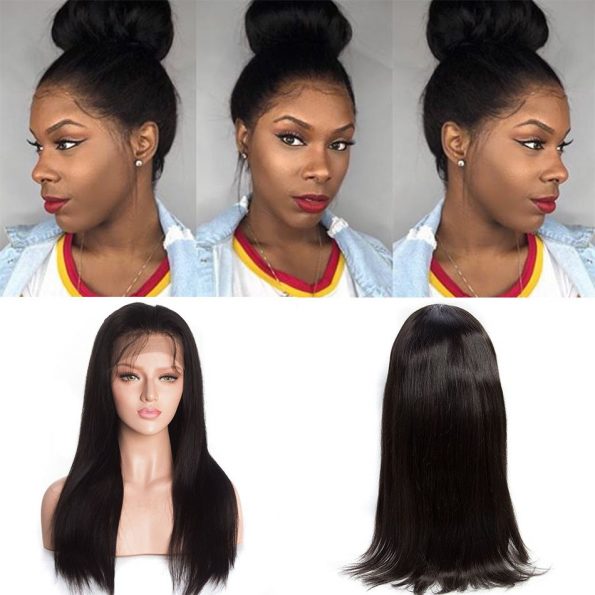 Straight 360 lace front Wigs