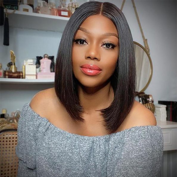 Straight Bob Lace Front Wig (1)