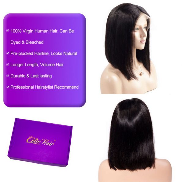 Straight Bob Lace Front Wig (3)