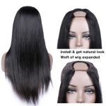 u part straight wig