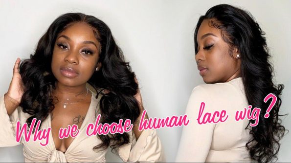 human lace wig