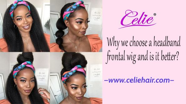 headband frontal wig