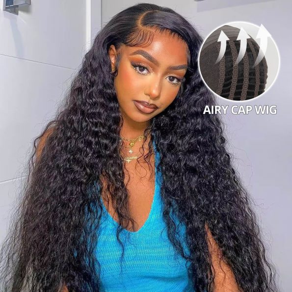 air cap deep wave wear go glueless wig