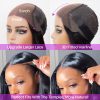 body wave pre-cut lace wig