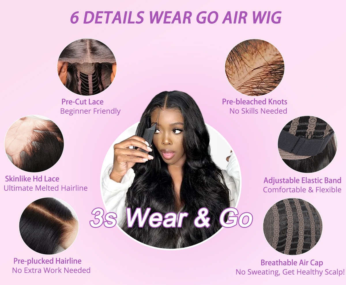 air cap wig