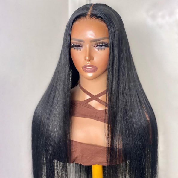 ariy cap wig straight wear go glueless wig (1)