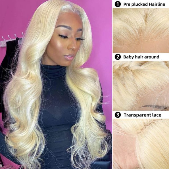 blonde body wave wig