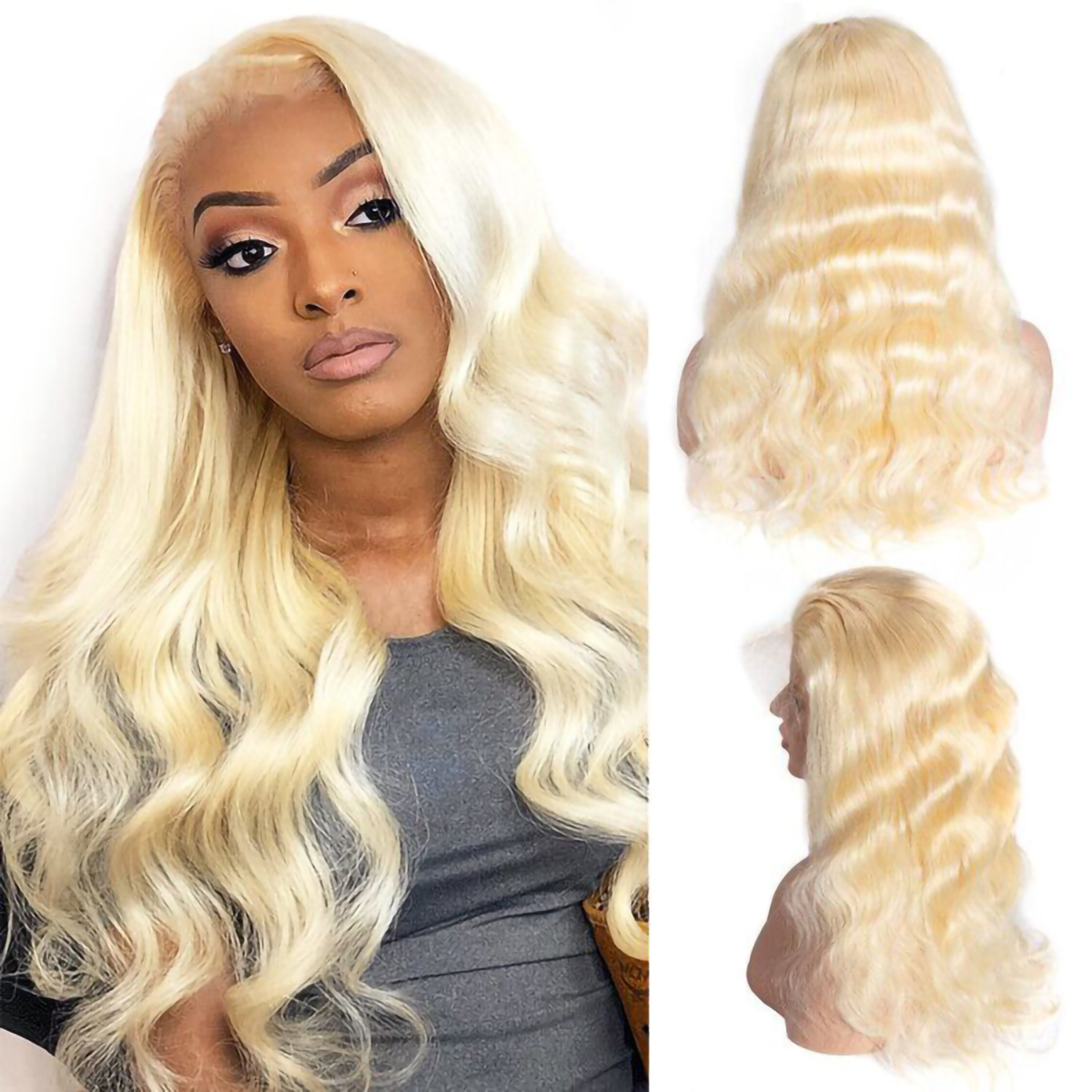 blonde wig