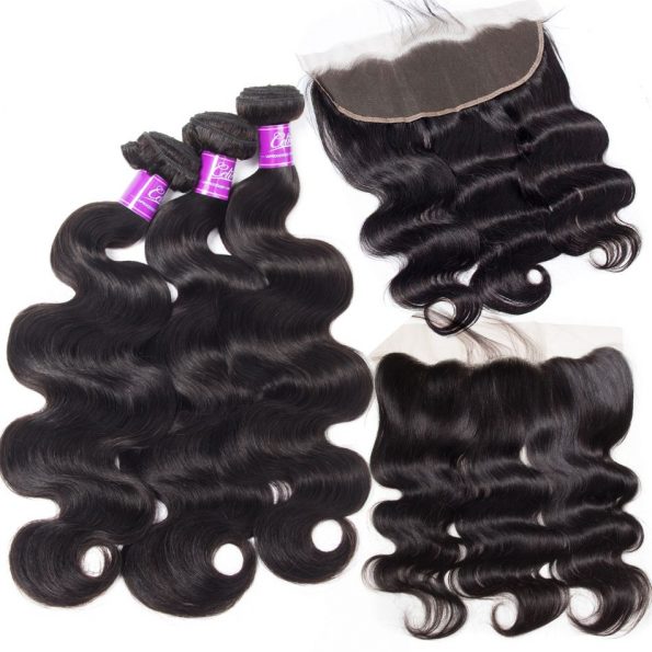 Body Wave 3 Bundles With Frontal