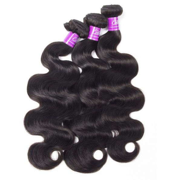 Body Wave Hair 3 Bundles With Frontal