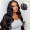 body wave airy cap wig wear go