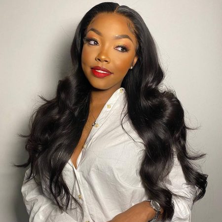 body wave glueless hd lace frontal wig
