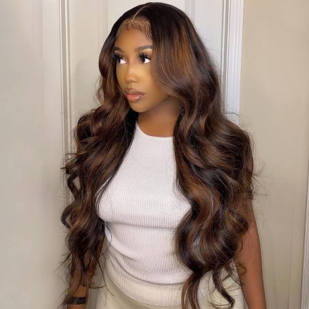 body wave highlight wig
