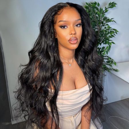 body wave lace front wig
