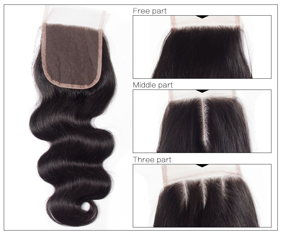 Body Wave Hair 3 Bundles With Closure
