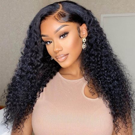 Pre-cut lace curly wear go glueless wig (2)