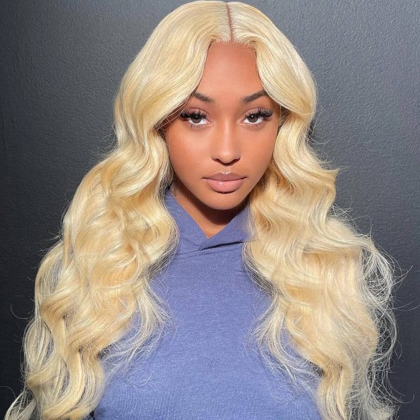 celie 613 blonde hair 4×4 closure wig