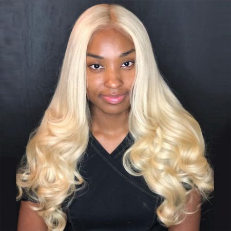 celie blonde hair body wave 4x4 lace wig