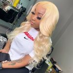 celie blonde hair body wave 4×4 lace wig