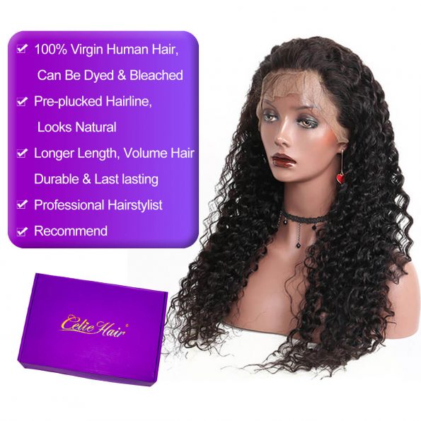 celie hair deep curly wave 360 lace wigs