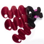 celie hair ombre body wave 1B red