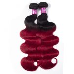 celie hair ombre body wave 1B red