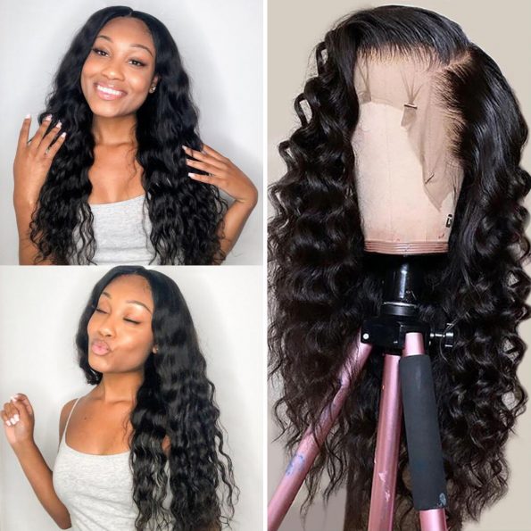 celie loose deep wave 360 lace wigs