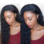 5×5 6×6 water wave lace front wig