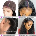 5×5 6×6 water wave lace front wig