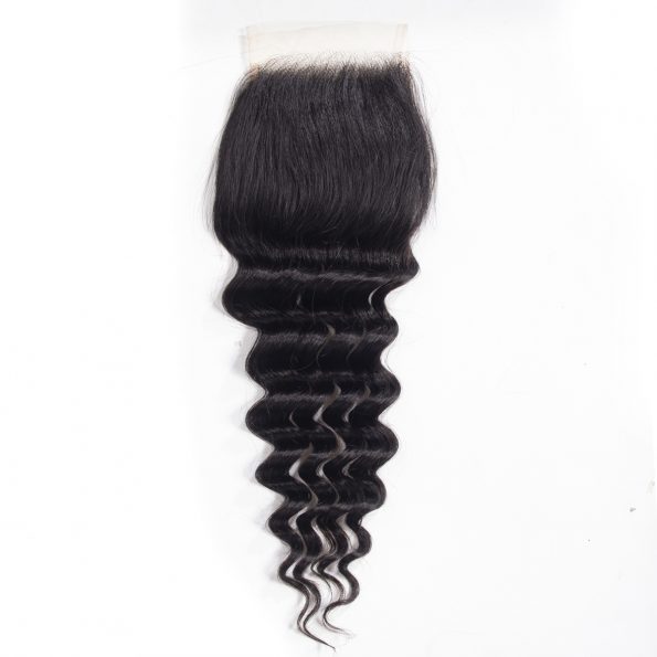 Loose Deep Wave 3 Bundles With Transparent Closure