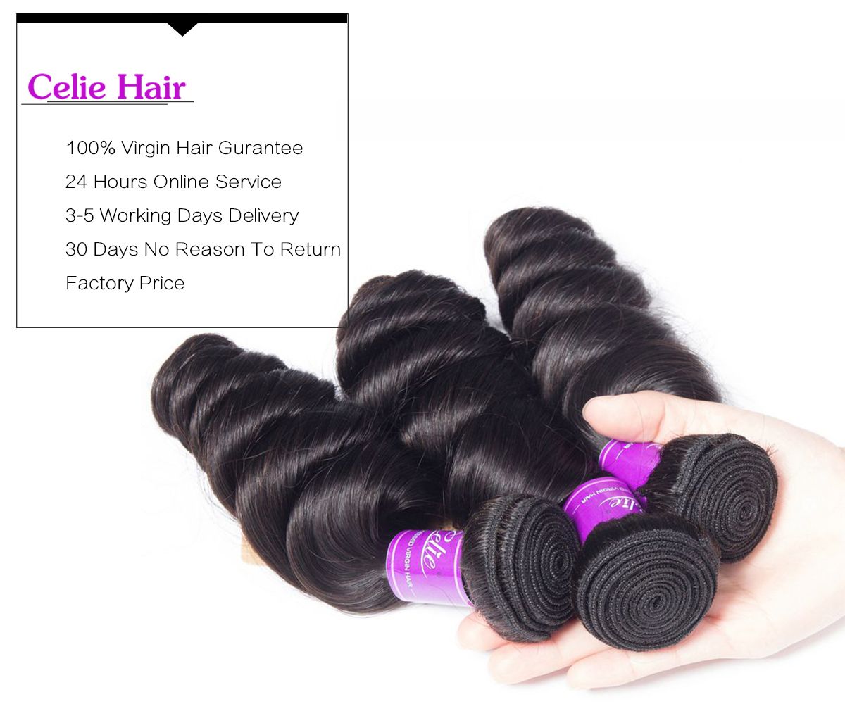 Loose Wave 3 Bundles With Closure