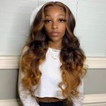 colored body wave wig