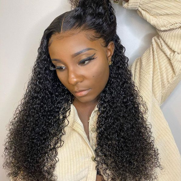 curly hair 360 lace wigs