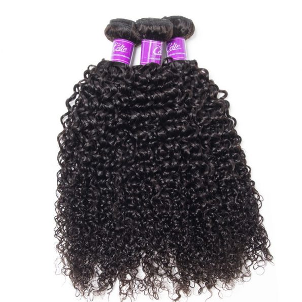 Curly Hair 4 Bundles With Closure